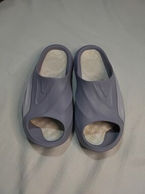 Anta Bubble Men's Open-Toe Comfort Slides in Lavender Sz 10-10.5.